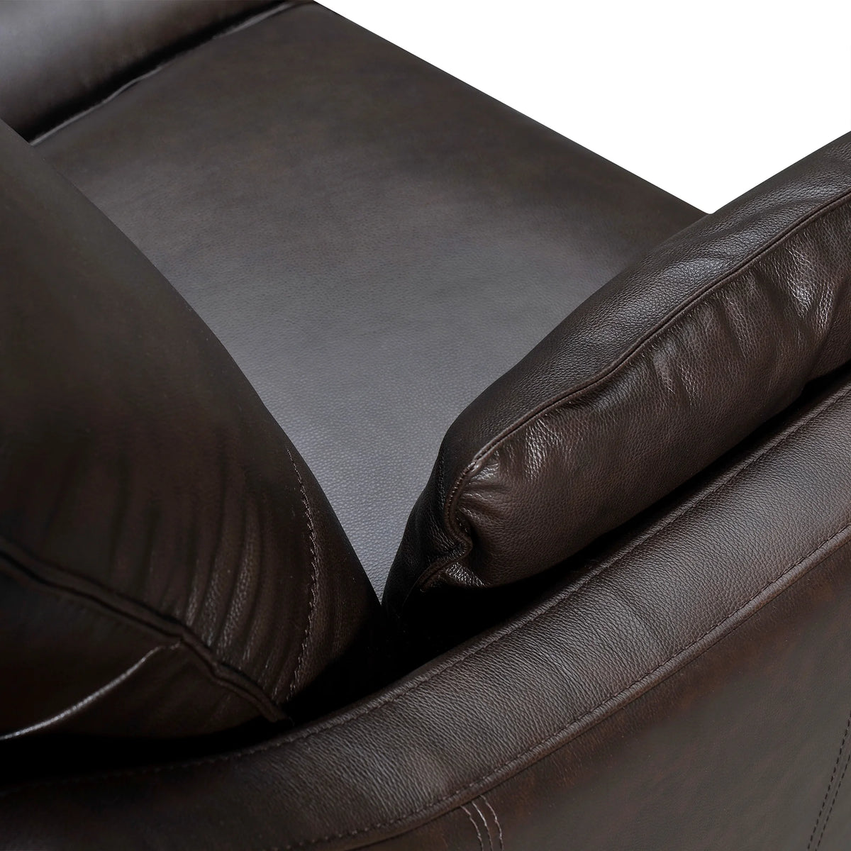 Dark Brown Leather Sofa O608874