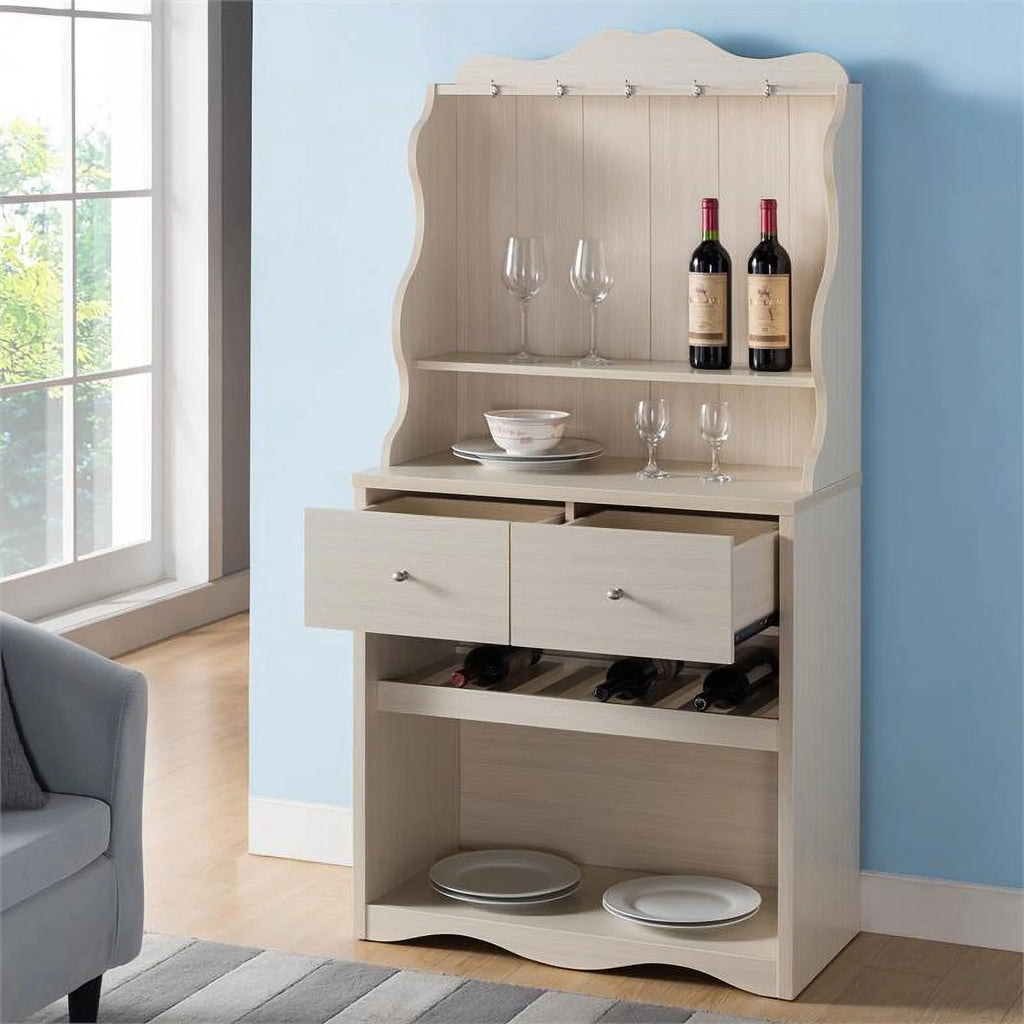 Ivory Wood Baker Rack J87332