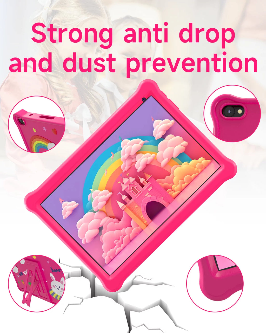 Android 12 Kids Tablet 10 inch 32GB ROM with Shockproof Case N467861