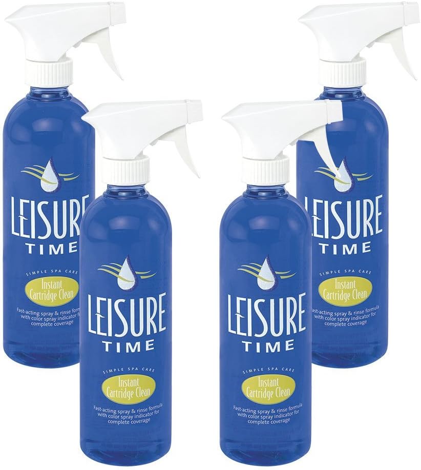 Instant Cartridge Cleaner for Spas and Hot Tubs, 1-Pint, 4-Pack V66202