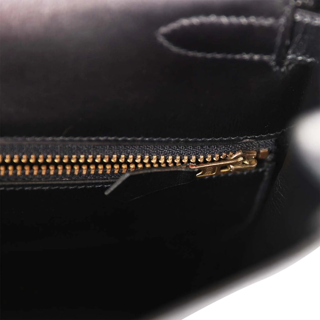Black Leather Handbag K4535