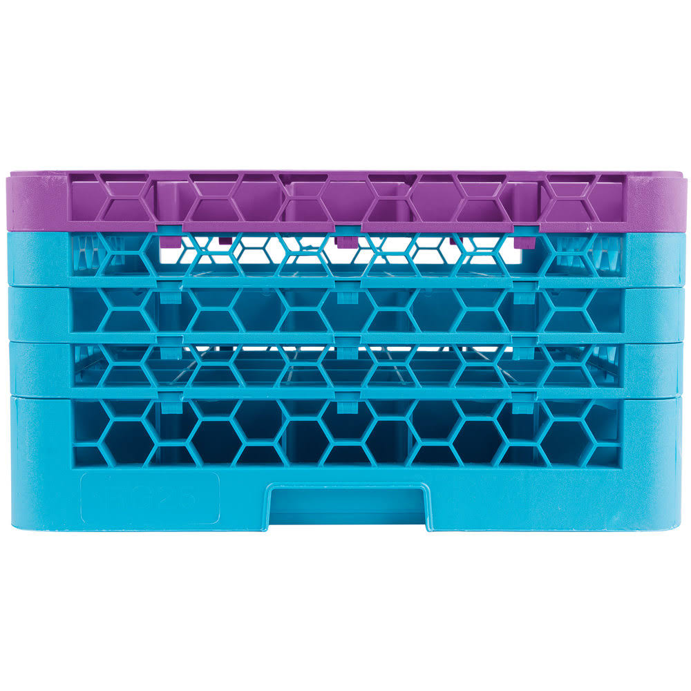 25 Compartment Lavender Glass Rack with 4 Extenders A1468