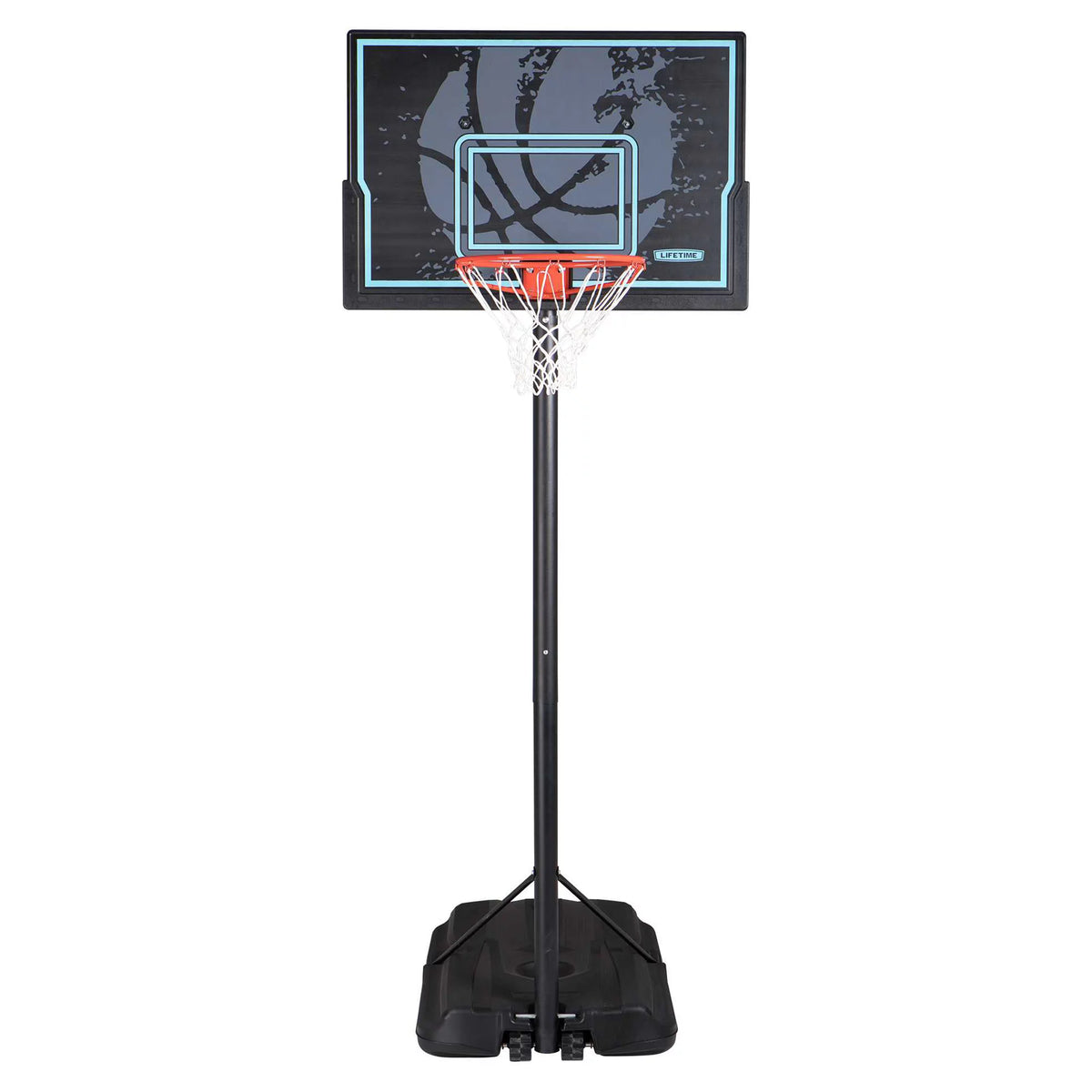 44 In. Adjustable Portable Basketball Hoop and 29.5 Basketball Q6141