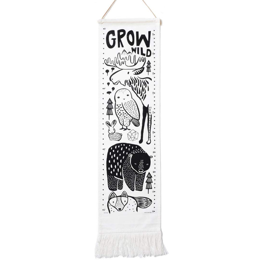 Ocean Canvas Growth Chart - Wall Hanging Height Chart for Kids - (44x13 Inches) Pack of 2 Z6451