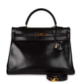 Black Leather Handbag K4535