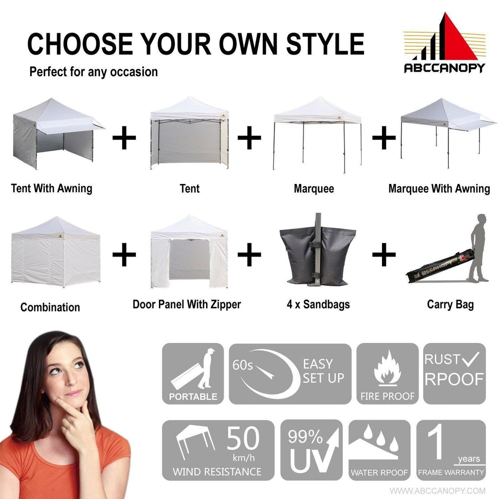 Pop-Up Canopy Tent 10 x 10 O1030