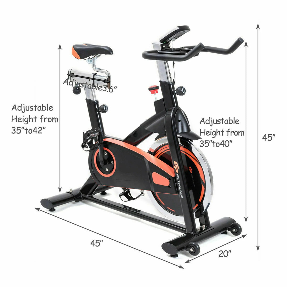 Stationary Exercise Bike M6943