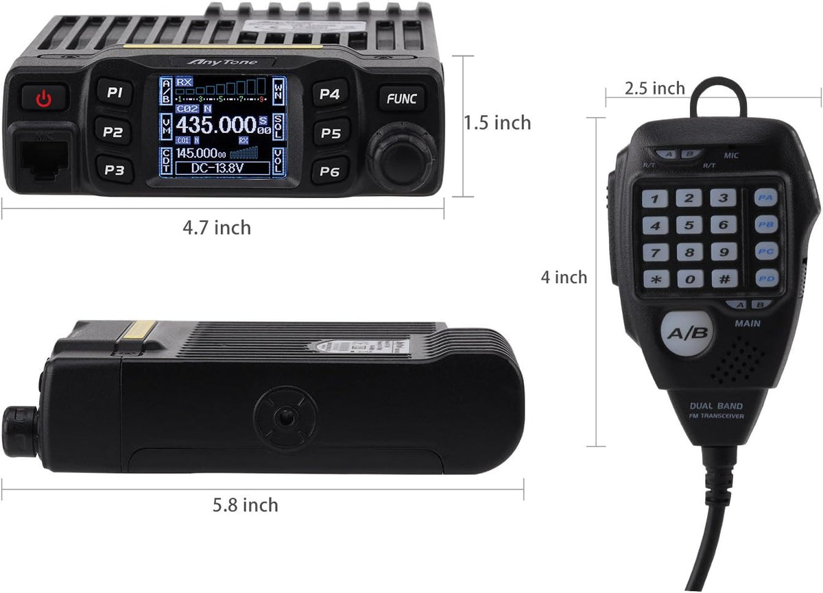Dual Band VHF/UHF Mobile Ham Radio R9342