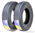 Set 2 Trailer Tires ST175/80R13 8 Ply Load Range D Steel Belted Radial O369652