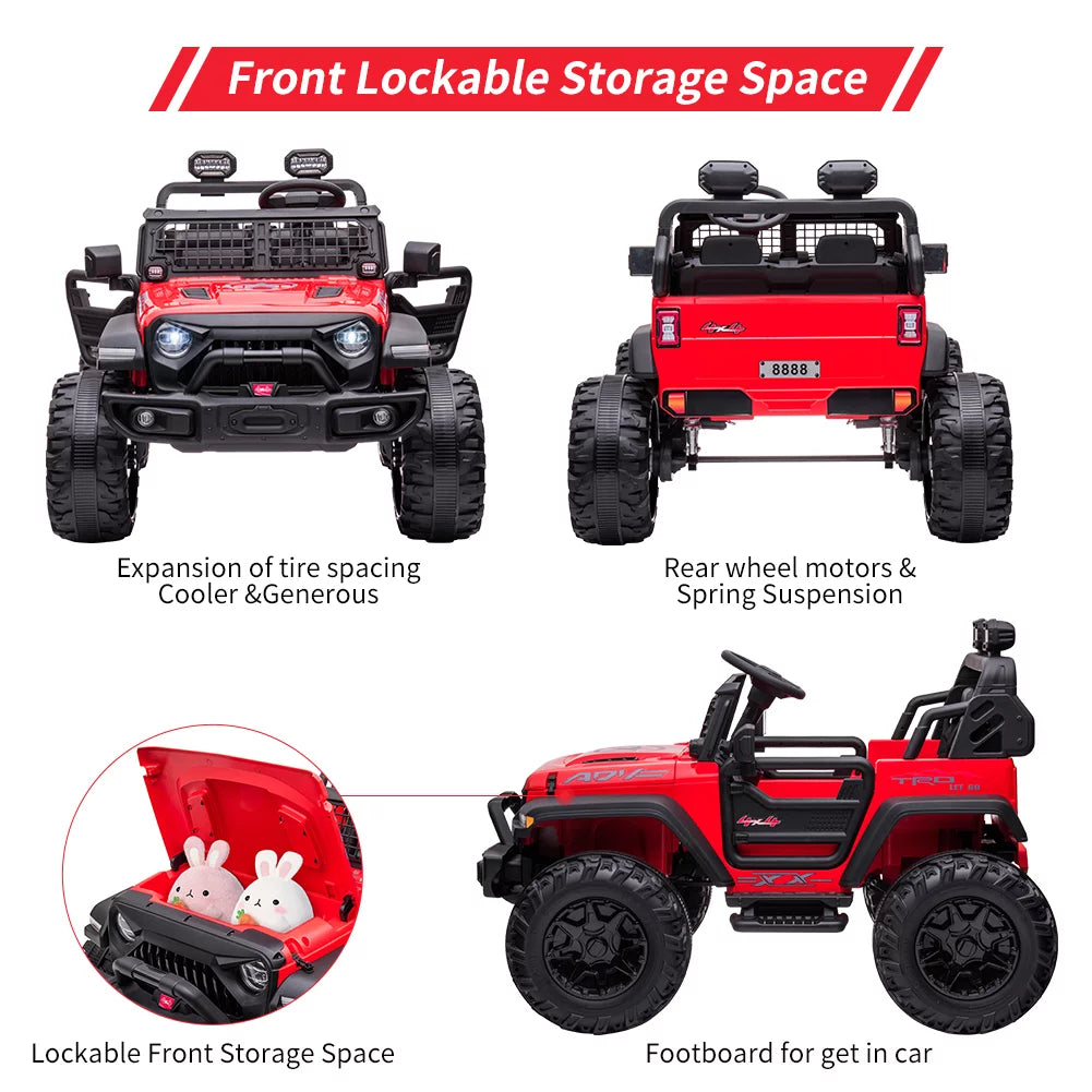 24V Ride on Car with Remote Control 2 Seats SUV Y397