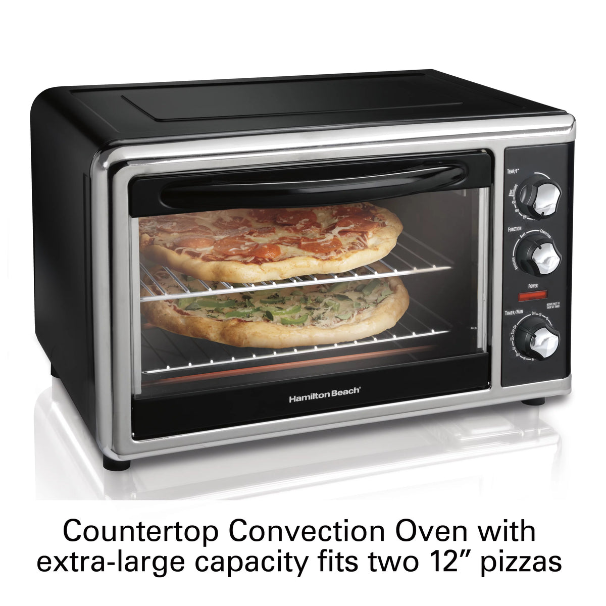 Extra Large Capacity Convection Countertop Oven with Rotisserie, Silver L8429