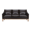 Dark Brown Leather Sofa O608874
