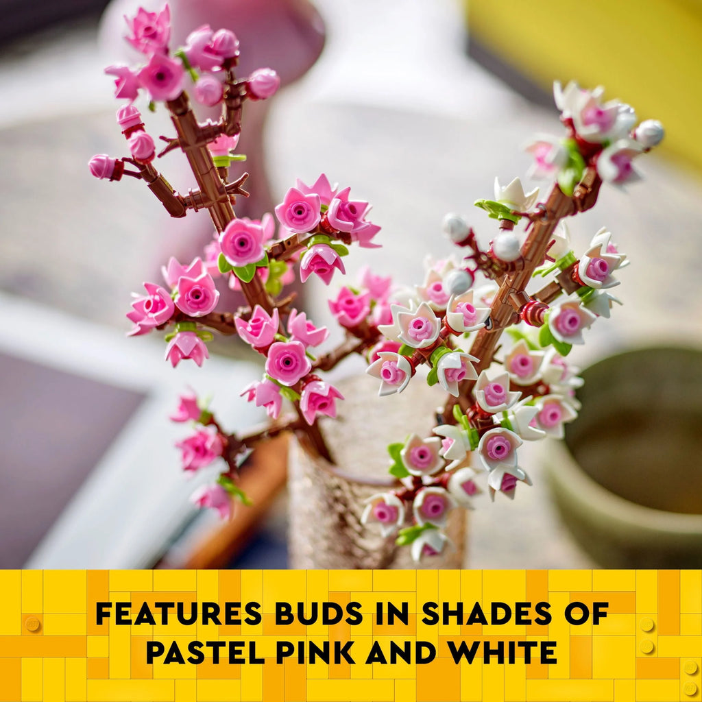 White and Pink Cherry Blossom Building Set V2318