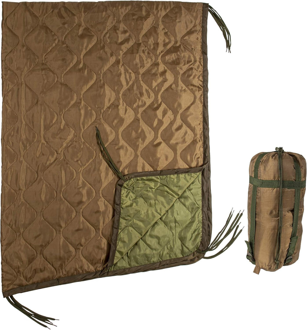 Thermal Insulated Camping Blanket with Compression Carry Bag N14960