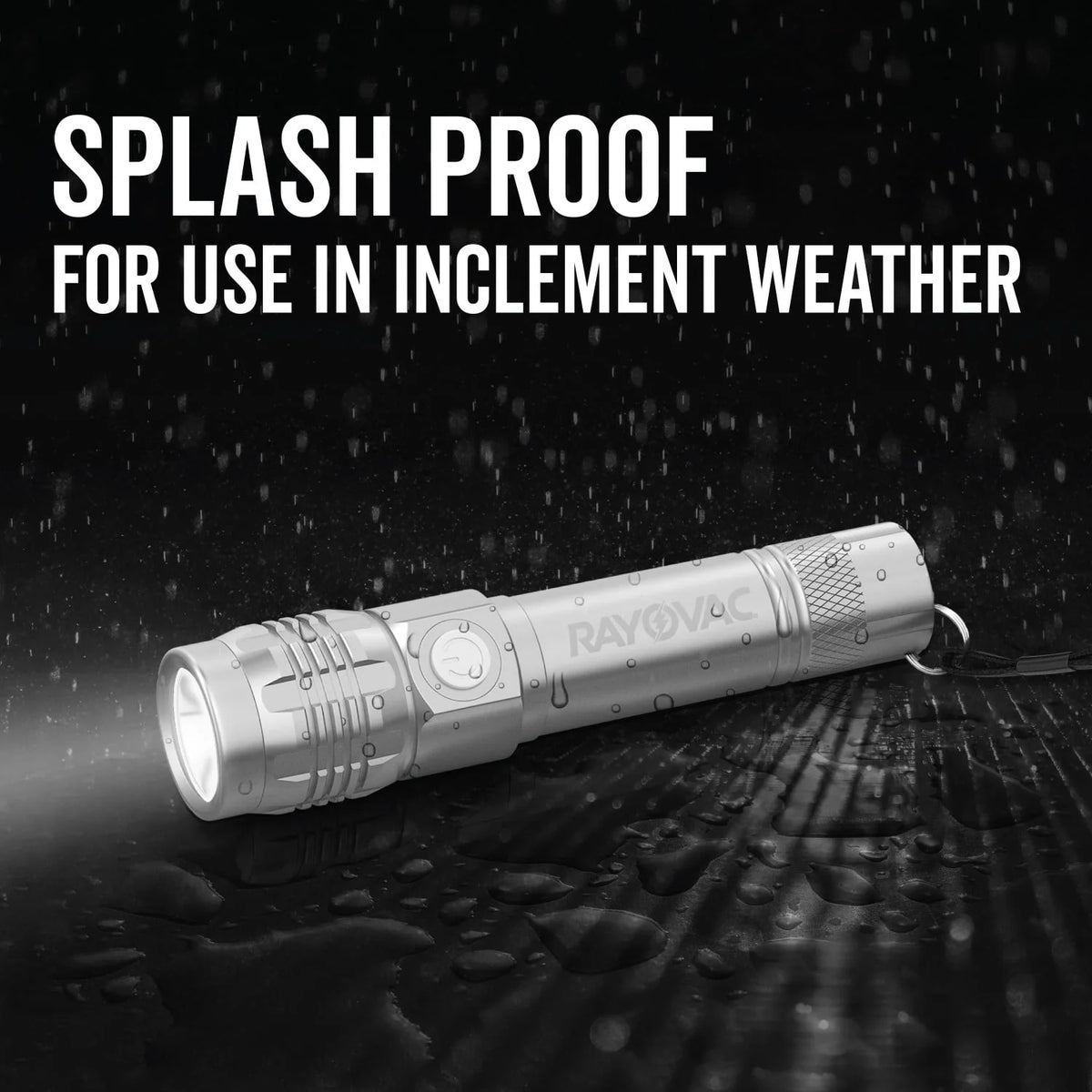 Metal Rechargeable LED Flashlight 300 Lumens W77186