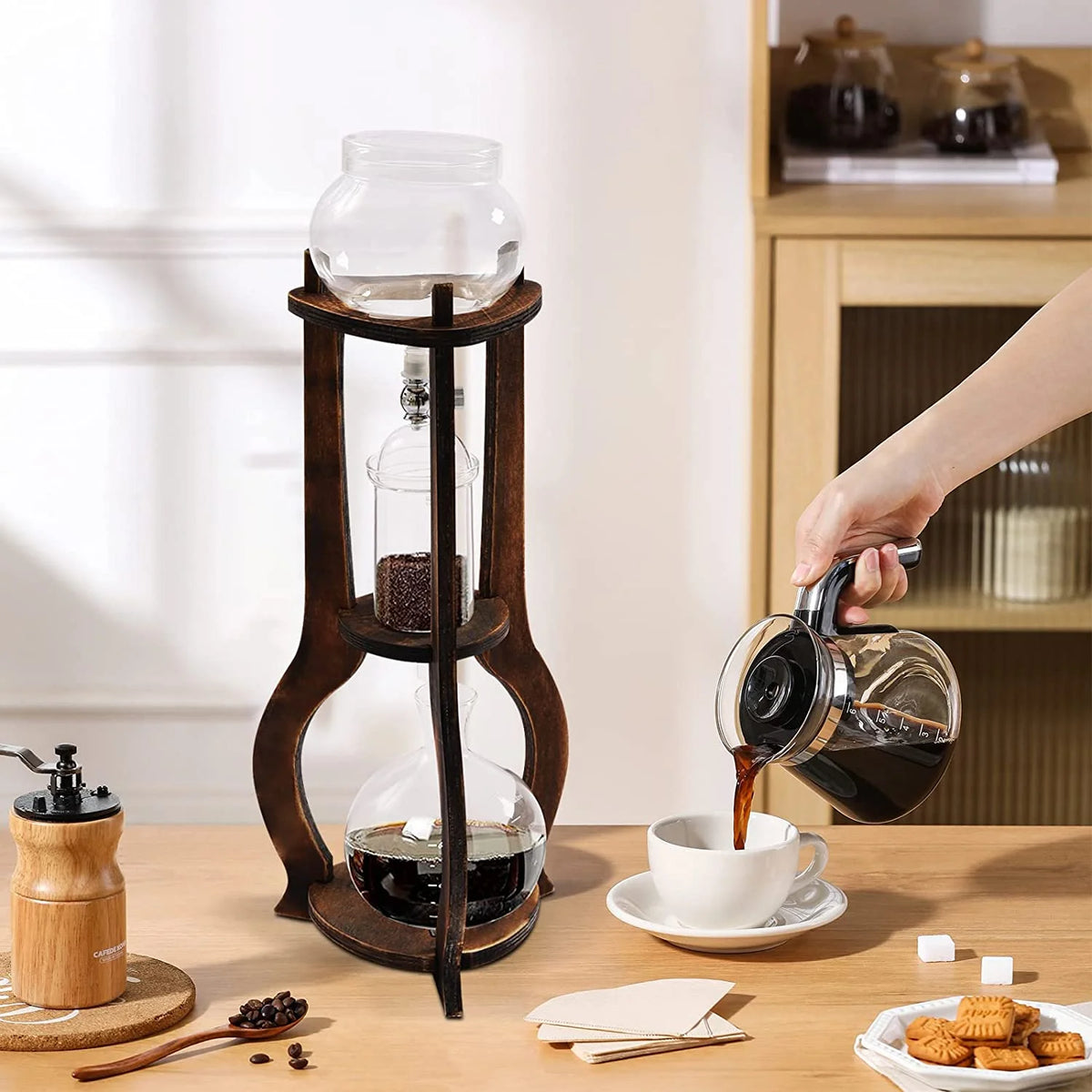 600ml Glass Coffee Maker Q853