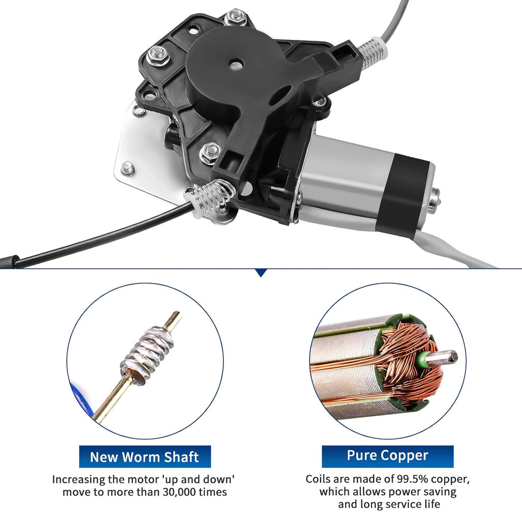 Power Window Regulator with Motor for Rear Right Side, Pack of 2 S510