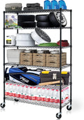 6 Tier Heavy Duty NSF Metal Shelving with Wheels S9169