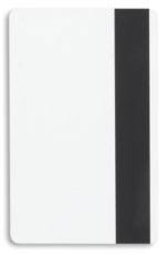 White PVC Zebra Cards M112