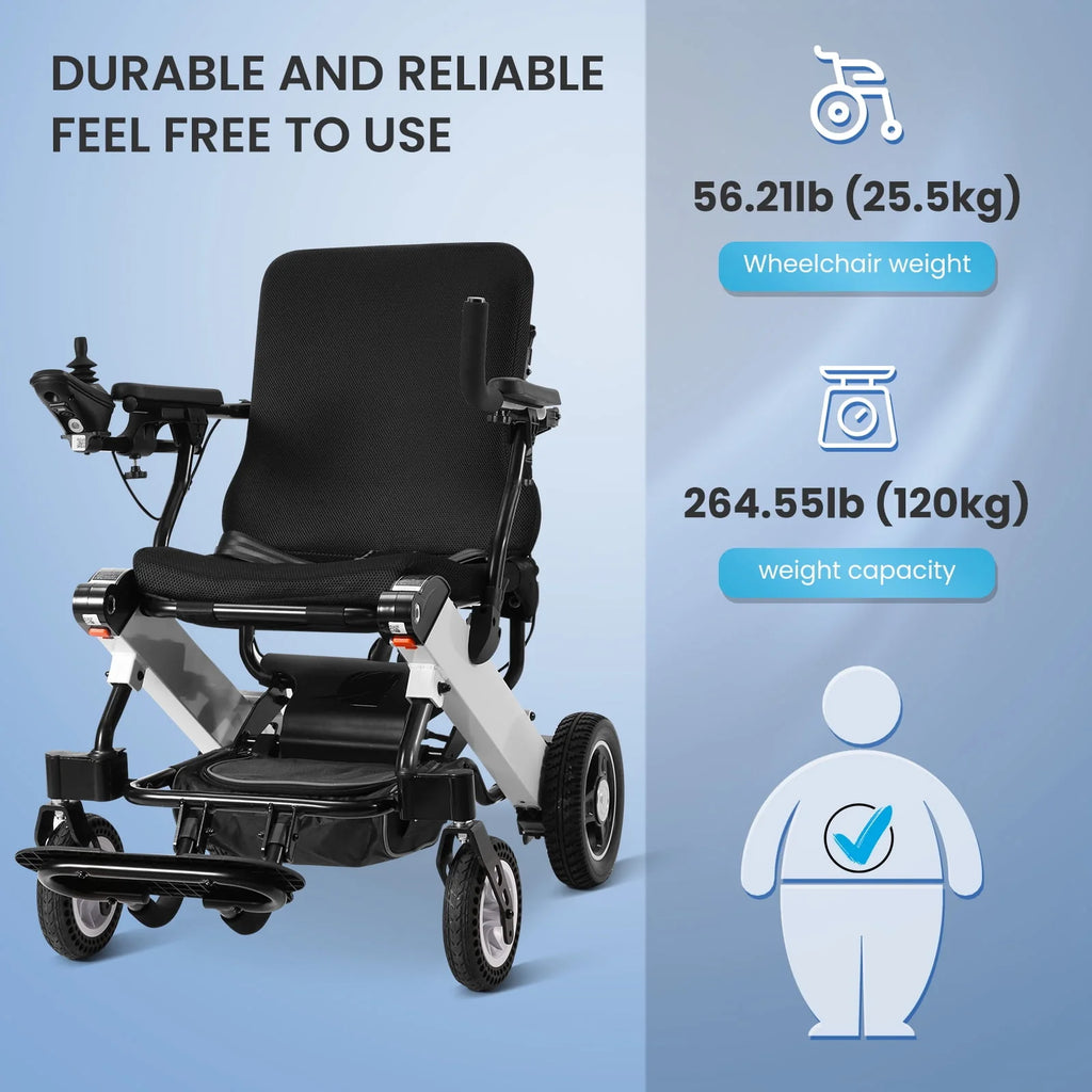 Lightweight Folding Electric Wheelchair H256