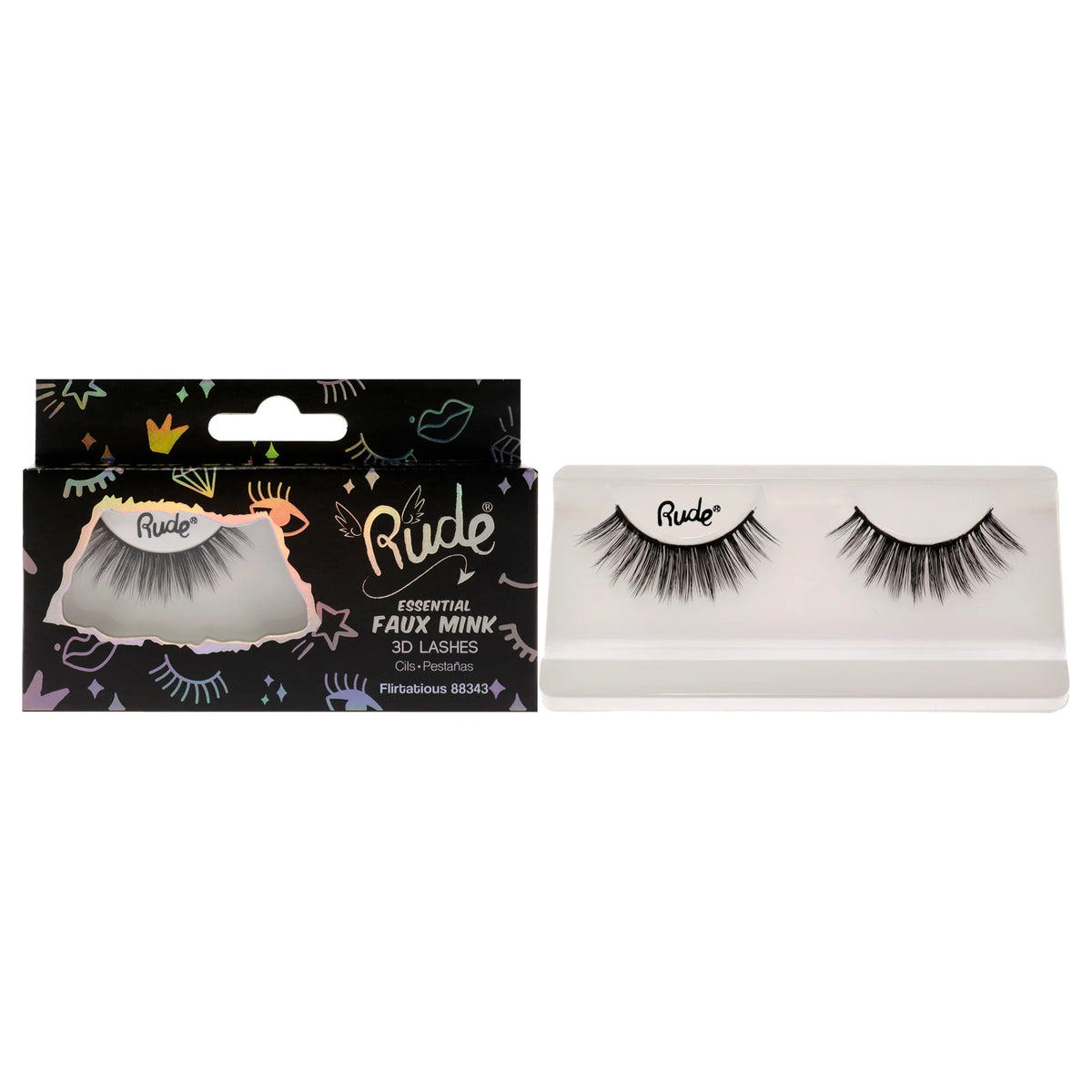 Faux Mink 3D Lashes, 1 Pc Pair J22599