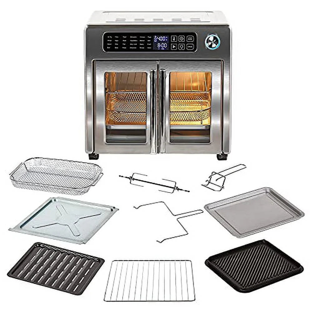26 QT Extra Large Stainless Steel Air Fryer P439