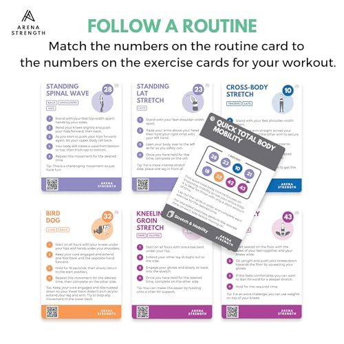Workout Cards for Resistance Band Training N995