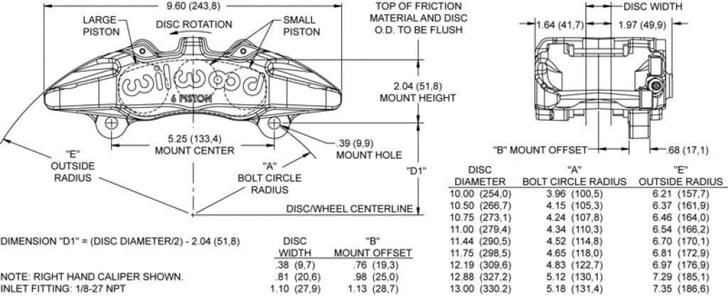 Red Caliper V75540