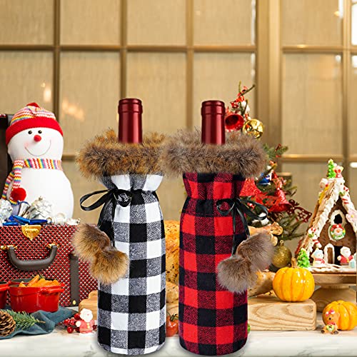6 Pack Christmas Wine Bottle Cover K7803