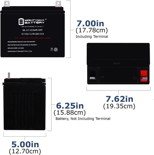 12V 320CCA Replacement Battery N560483