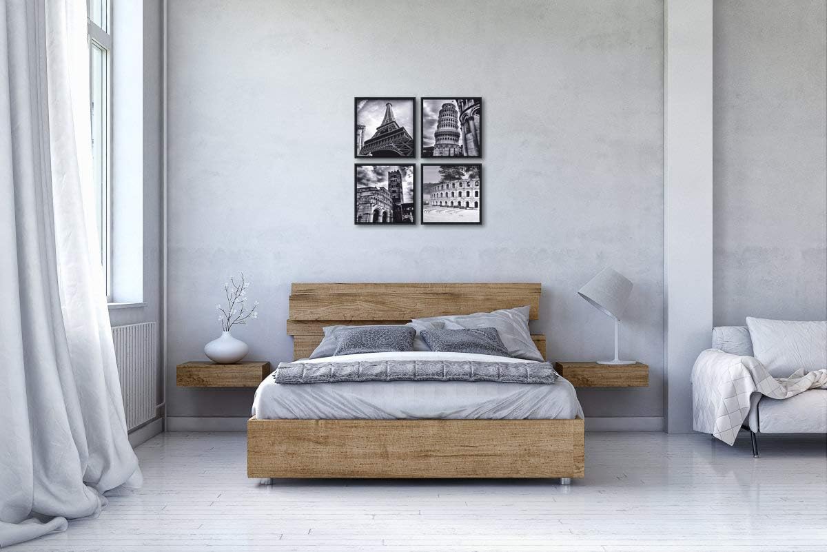Black and White 4 Panels Giclee Canvas Prints C467871