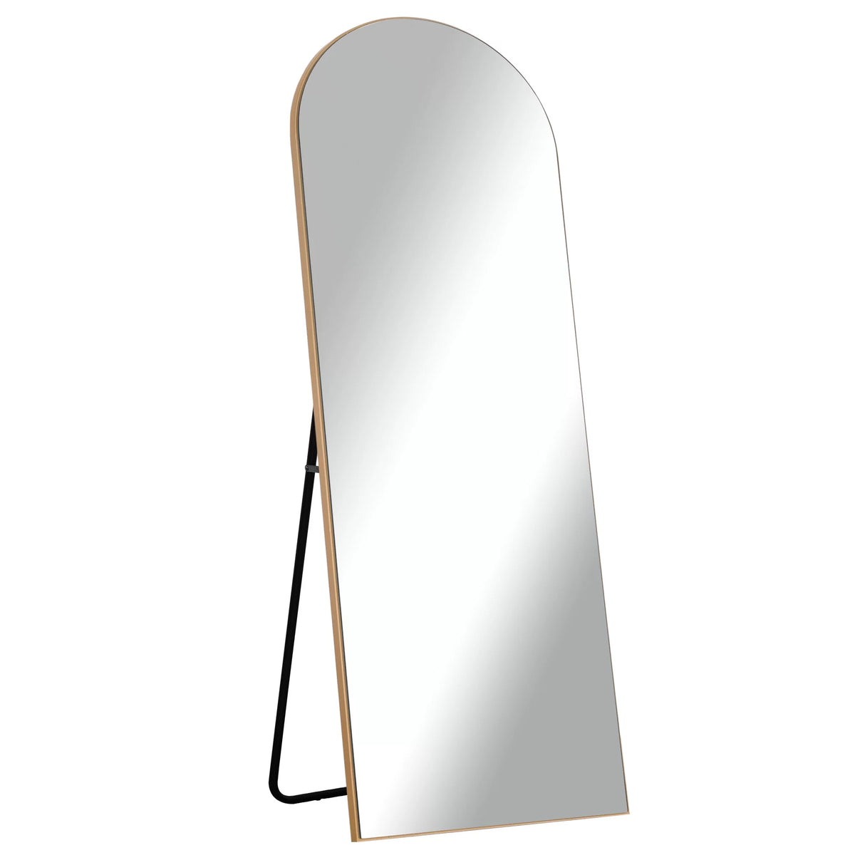 Gold Modern Floor Mirror H580946