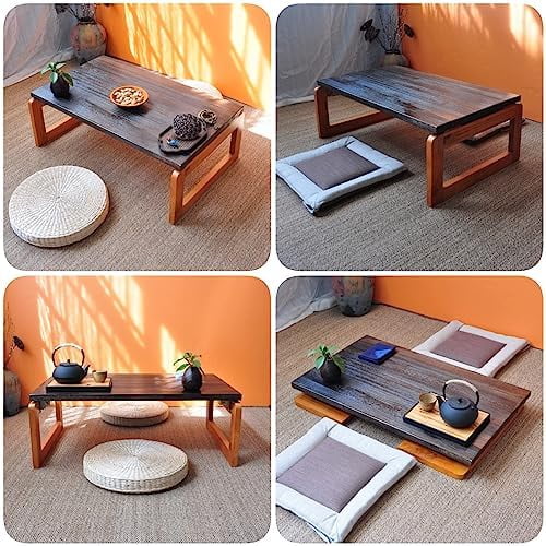 Walnut Oval Nesting Coffee Table Set of 2 with Metal Legs E5233