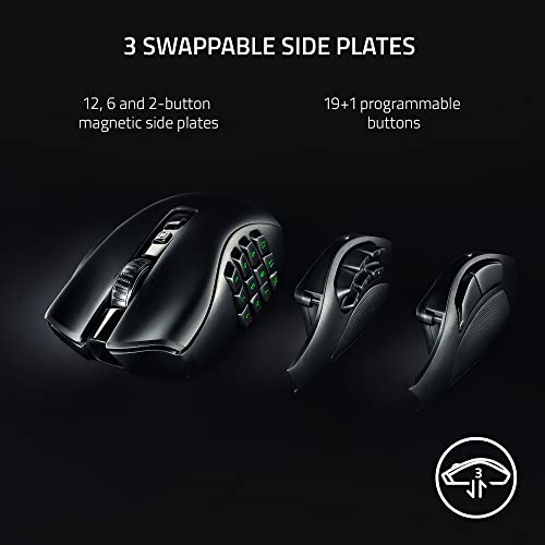 19 Programmable Buttons Wireless MMO Gaming Mouse N521387