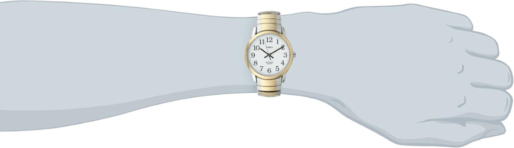 Two-Tone Stainless Steel Expansion Bracelet Watch M71028