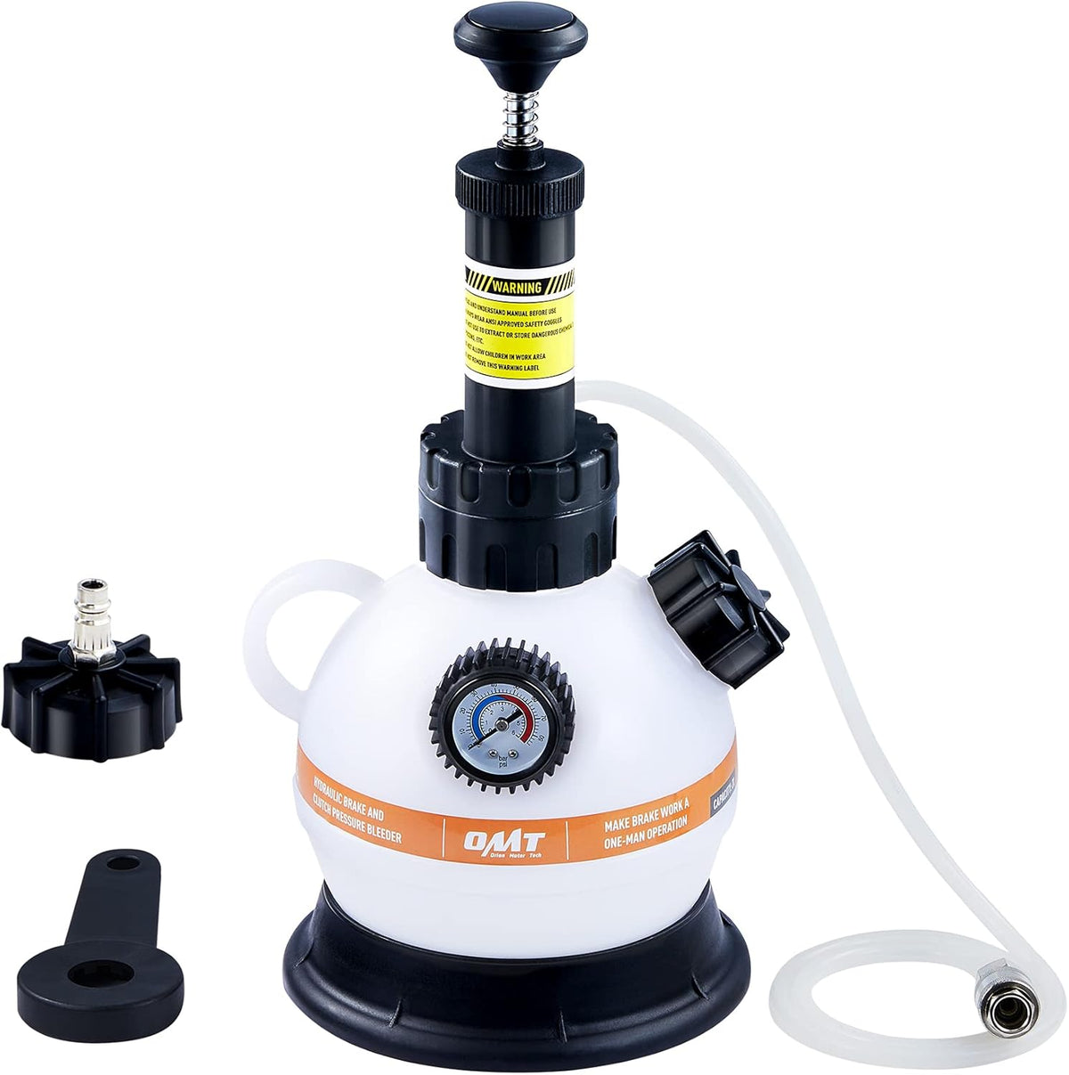 Brake Bleeder Kit with Hand Pump and Adapter V5580