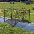 Metal Arched Decorative Garden Bridge U709210