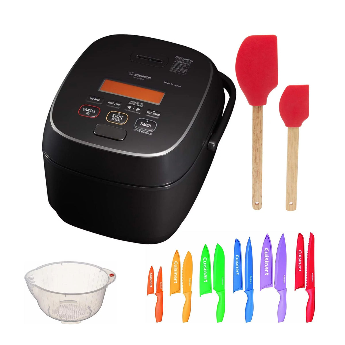 Pressure Induction Heating Rice Cooker with Rice Washing Bowl F162
