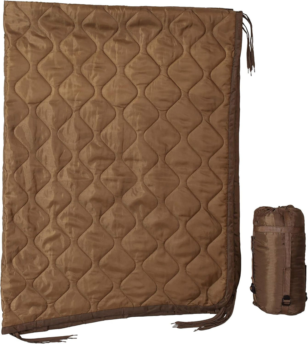 Thermal Insulated Camping Blanket with Compression Carry Bag N14960