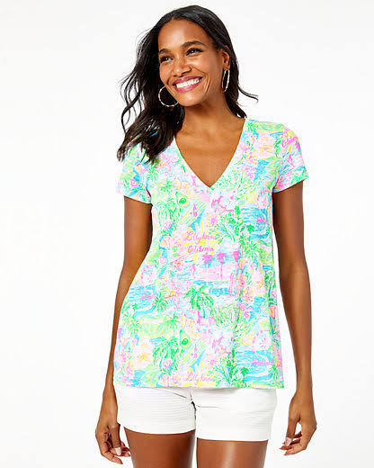 Multi Lilly Loves California Top D7681