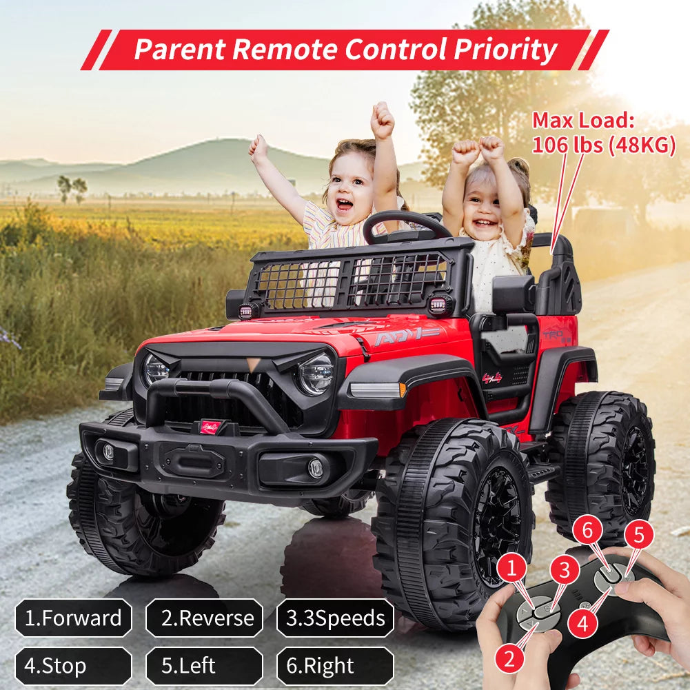 24V Ride on Car with Remote Control 2 Seats SUV Y397