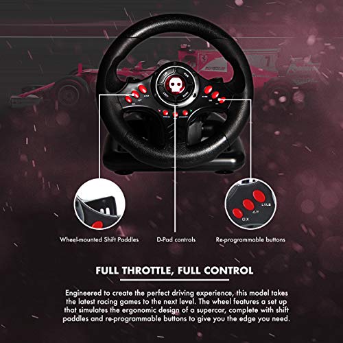 Racing Wheel with Pedals & Shifter U6263
