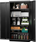72'' Metal Storage Cabinet with 4 Adjustable Shelves D947112