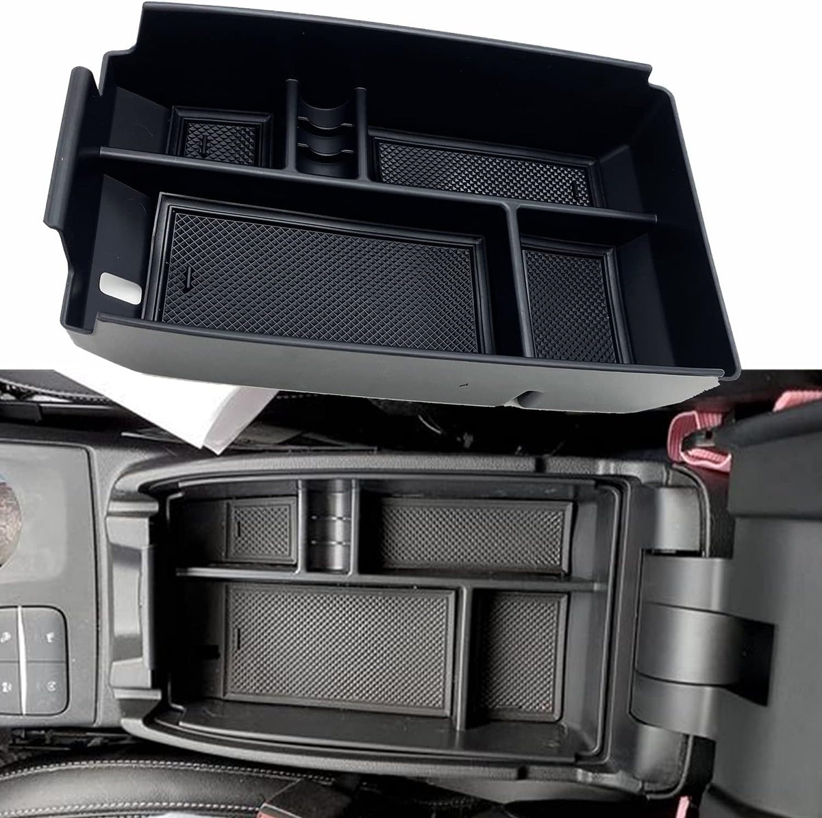 Black Center Console Tray Organizer R346267