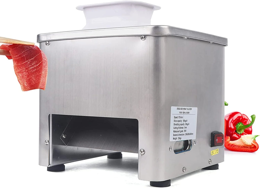 Electric Meat Cutting Machine with Stainless Steel Blade J582132
