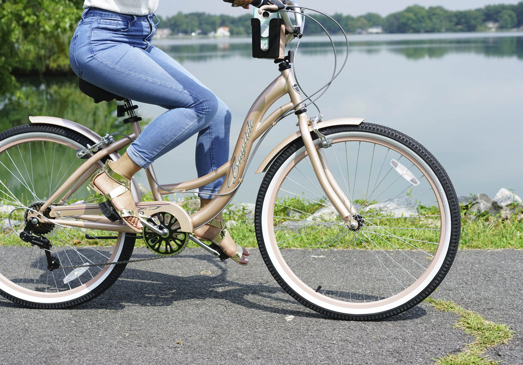 26 in. Rose Gold Women's Cruiser Bike R9874