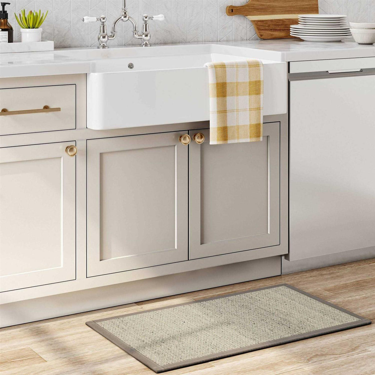 Textured Pet Kitchen Rug Q769