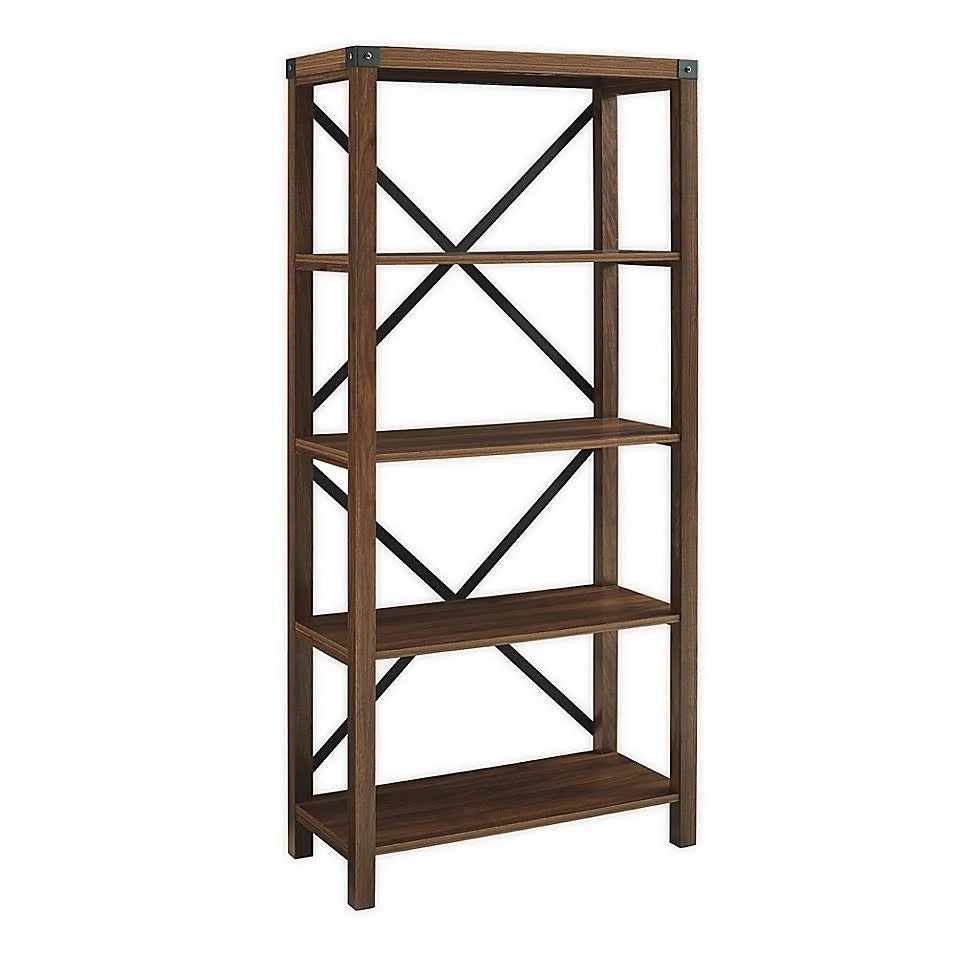 Dark Walnut Bookcase F2852