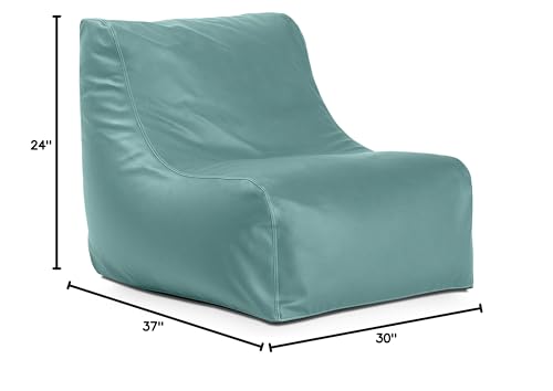 Black & White Stripes Outdoor Bean Bag Chair L36628