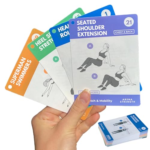 Workout Cards for Resistance Band Training N995